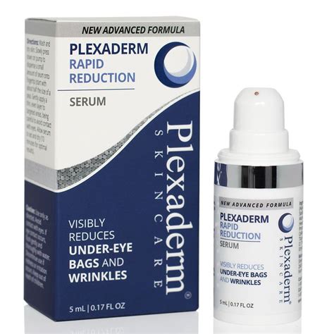 <b>Plexaderm Rapid Reduction Serum</b> What It Does Temporarily reduces the look of under-eye bags and wrinkles in only 10 minutes. . Plexaderm rapid reduction serum in india